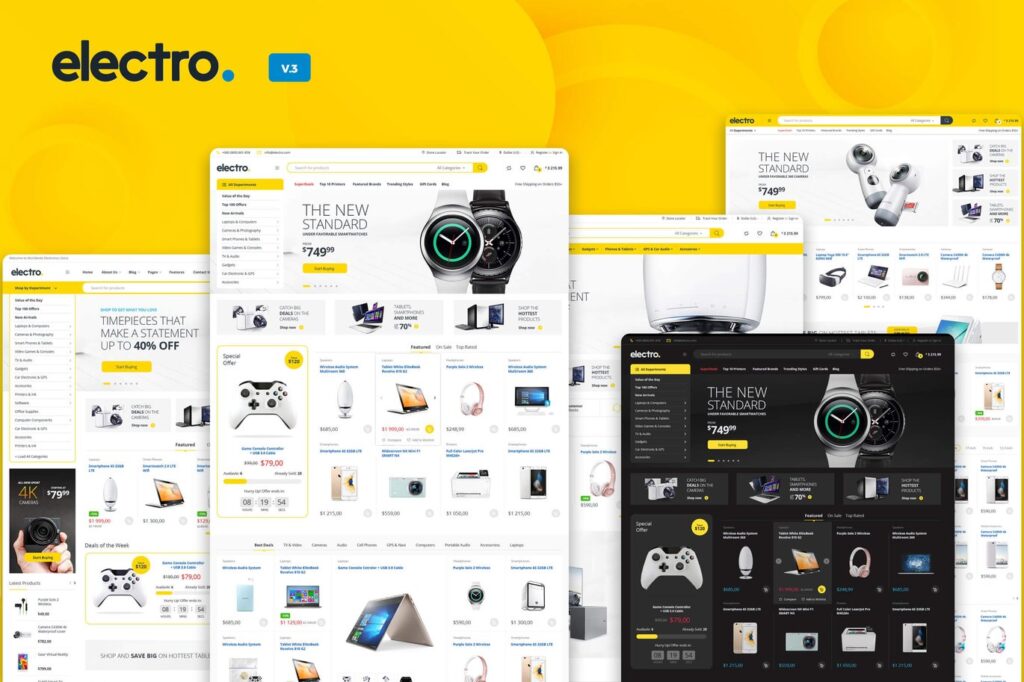 Electro Electronics Store – 17 Demos