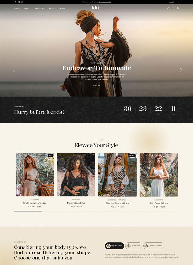 Kitty – Multipurpose eCommerce Theme