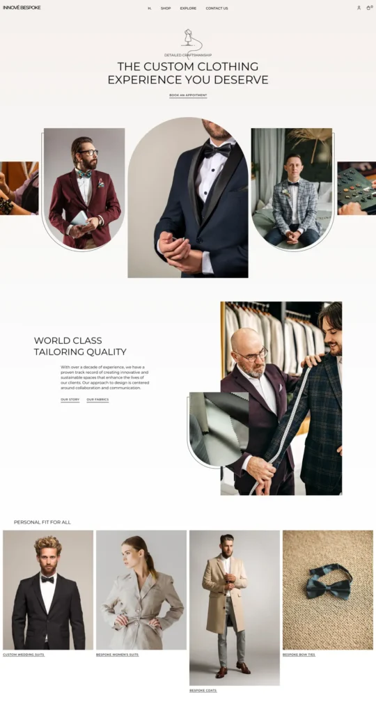 InnovéCouture – Clothing – Bespoke
