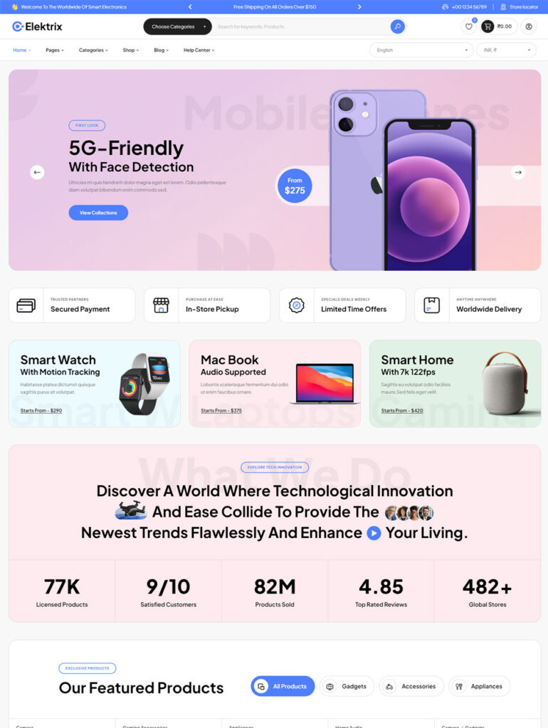 Elektrix – Electronics WooCommerce Theme